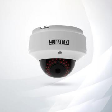 Thiết bị quan sát Matrix IP Dome camera – 2MP – Manual varifocal lens 2.8-12mm (Project series)