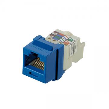 Nhân mạng Cat6 – modular jack Panduit – NK6TMBU (Xanh dương)