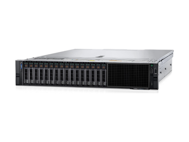 Máy chủ rack Dell PowerEdge R750xs nhìn từ mặt trước