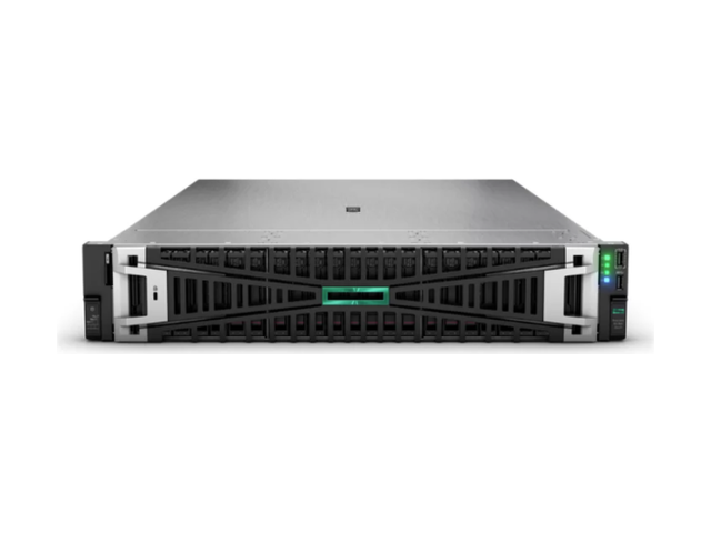 Máy chủ rack HPE ProLiant DL380 Gen11 nhìn từ mặt trước