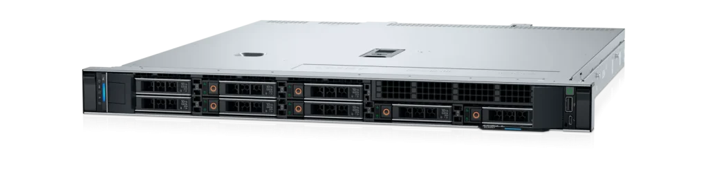 Dell PowerEdge R360 — ảnh Dell, 8 khay 2,5 inch không bezel