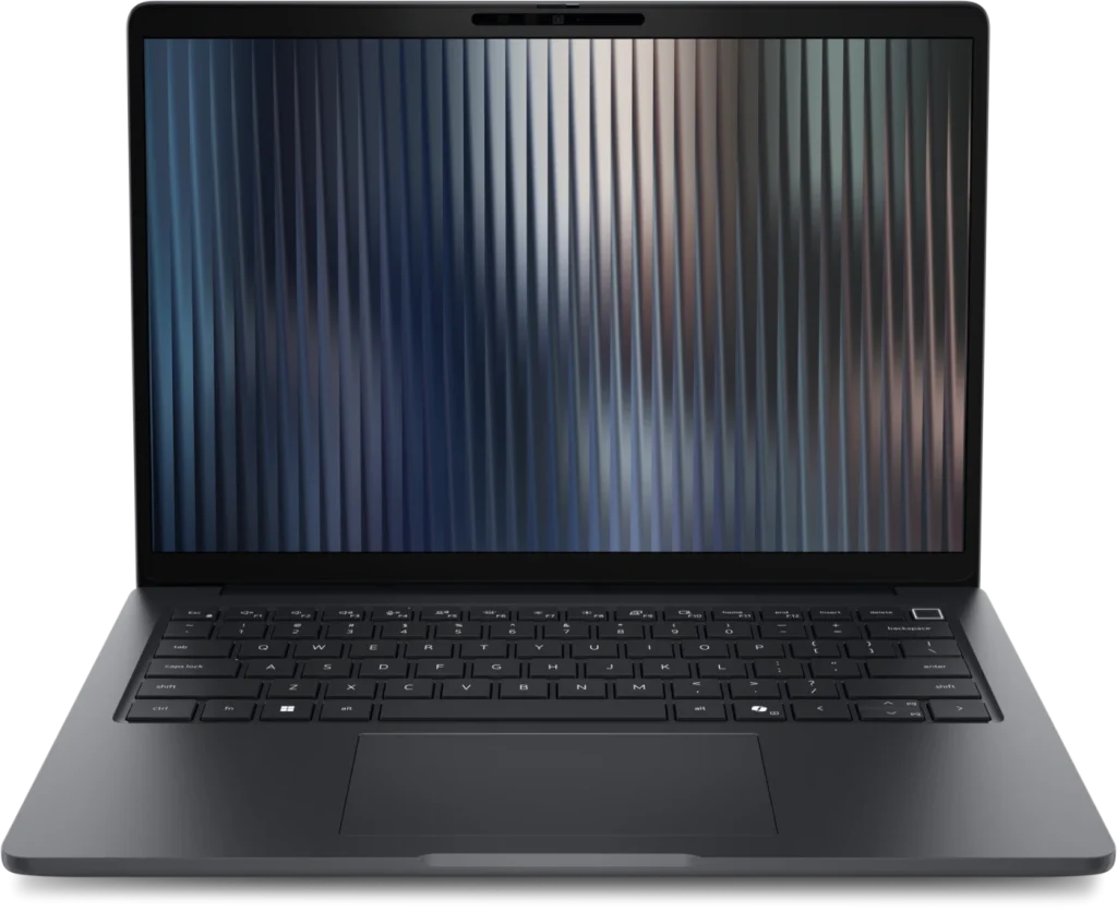 Laptop Dell Pro 3 14 P314260 nhìn chính diện, màn hình mở