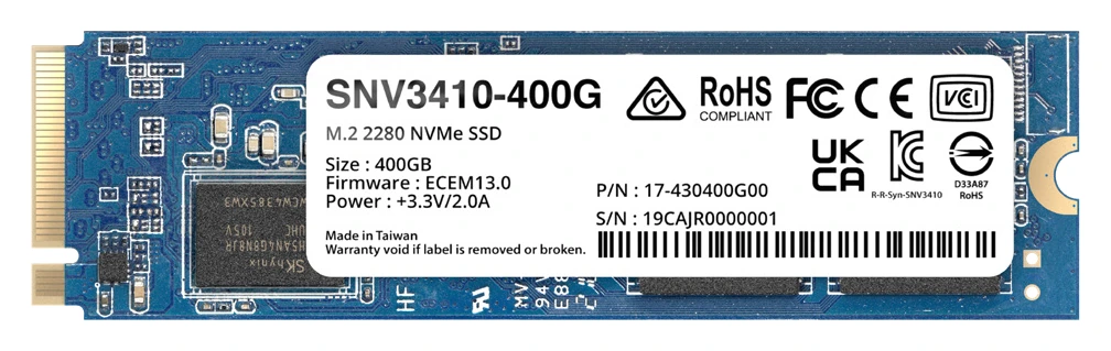 SSD Synology SNV3410-400G M.2 2280 NVMe