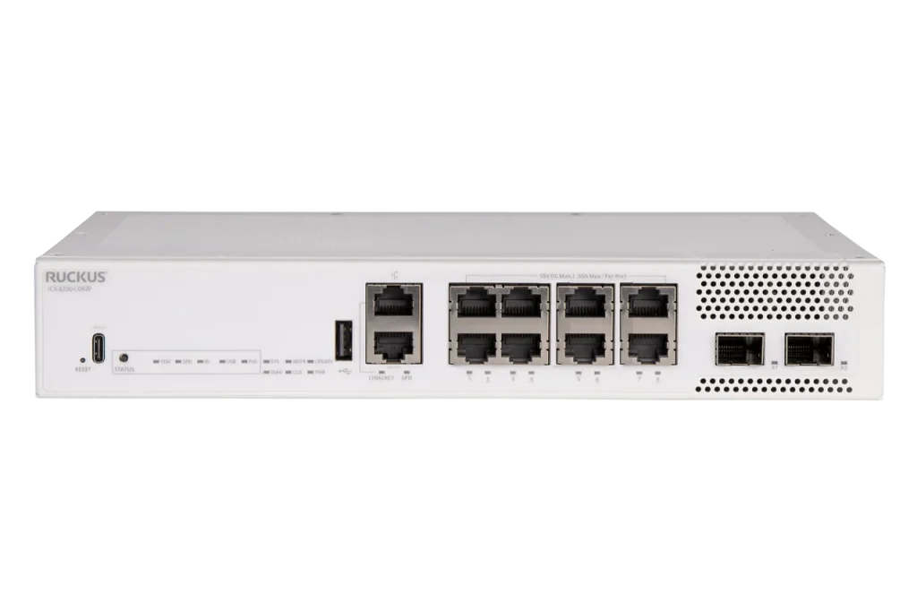 RUCKUS ICX 8200-C08ZP — ảnh hãng