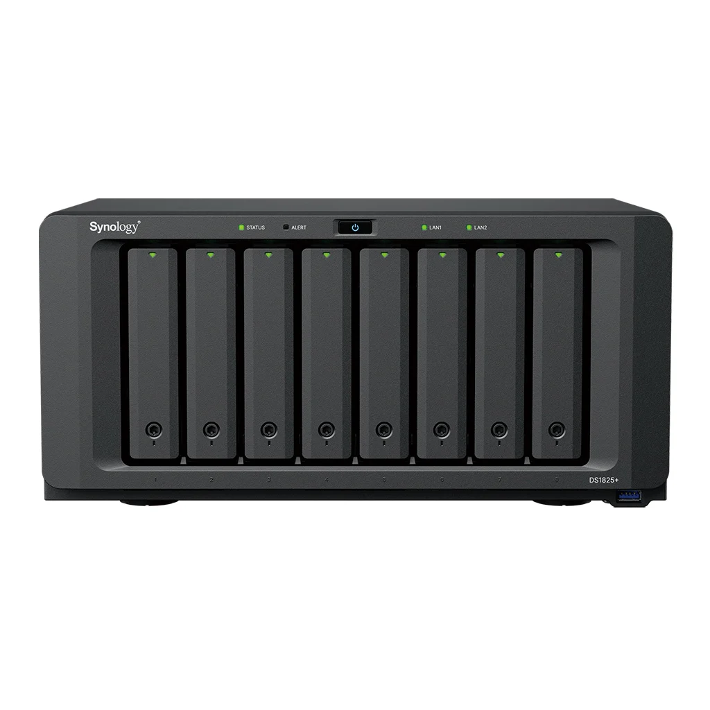 NAS Synology DiskStation DS1825+ 8 khay, ảnh mặt trước từ hãng