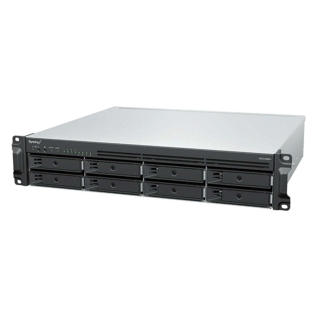 Synology RS1226RP+ — góc nghiêng phía trước
